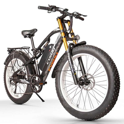US EU STOCK 26 Inch Fat Tyre Electric Mountain Bike For Adult 1000w 48v Cysum 900