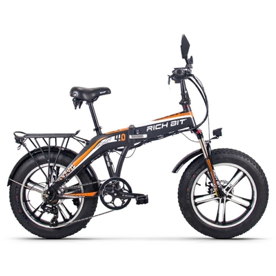 20 Inch Fat Tire Folding E Bike Snow Bike Electric 4 Chaoyang Tire 48v 500 Watt 9.6Ah