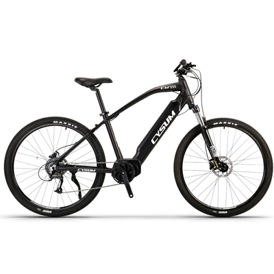 CM555 Black Mountain Electric Bikes Mid-drive 27.5" 36v 250w 10Ah Torque Sensitive Sensor