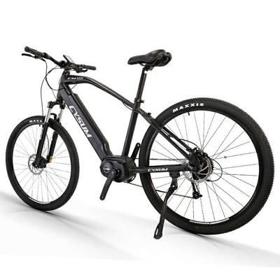 CM555 Black Mountain Electric Bikes Mid-drive 27.5" 36v 250w 10Ah Torque Sensitive Sensor