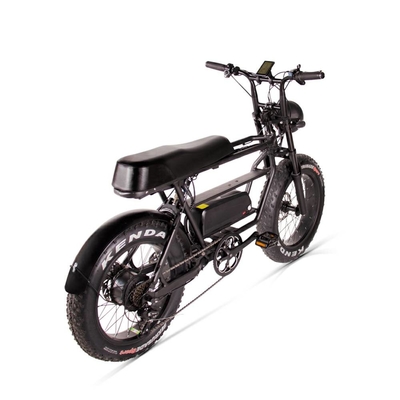 Fat Tire Foldable Ebike Electric Double Batteries 500w 9.6Ah 40kmh