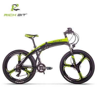 Small Lightweight Fold Up Electric Bike Lunar Shape 36v 250w 9.6ah RICH BIT Top-880