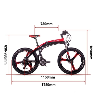 26 Inch Folding Light Weight Fat E Bike Green Power 21 Speed 36v 250w Top 880