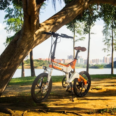 Mtb Full Suspension Mountain Electric Bikes Built In Lithium Battery Rich Bit Electric Bicycle