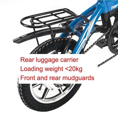 Green Power Electric Folding Bike Lithium Hidden Battery Rich Bit Top-618