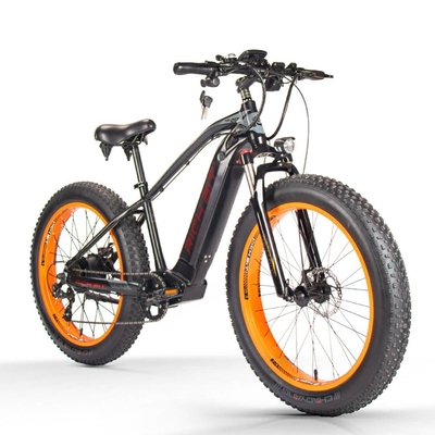 Ebike 26 Inch Fat Tire Ebike Full Suspension Hidden Frame Battery Tyre 1000w 48v