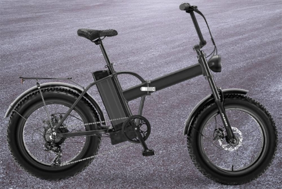 Commuter Folding Electric Bike 16 Inch 20 Inch Full Sus Lightweight 48v 350w 13Ah
