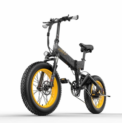 20 Inch Fat Tire Folding Electric Bike X3000 48v 1000w 14.5Ah LG Battery Cells Full Suspension