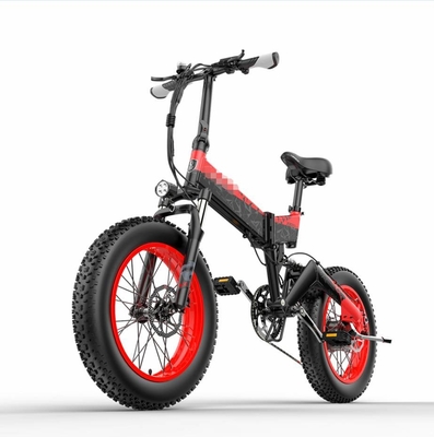 20 Inch Fat Tire Beach Cruiser Ebike X3000 48v 1000w 14.5Ah LG Battery Cells