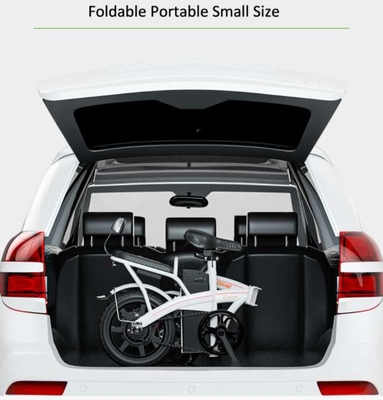14 Inch 350w Folding Electric Bike For Adults 48v 10Ah CYSUM K9