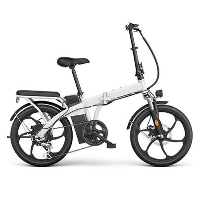 Off Road Mens Folding Electric Bike For Tall Man 48v 350w 10Ah Rear Seat Post Battery