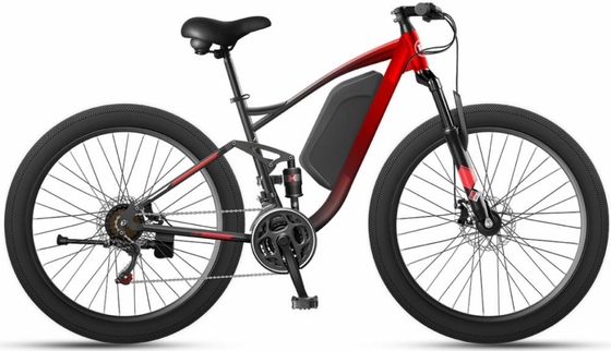 Mtb Fat Tire Full Suspension Ebike 1000w 48v 26 Inch High Carbon Snow