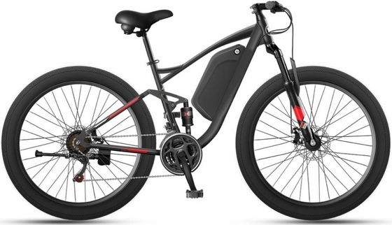 Mtb Fat Tire Full Suspension Ebike 1000w 48v 26 Inch High Carbon Snow