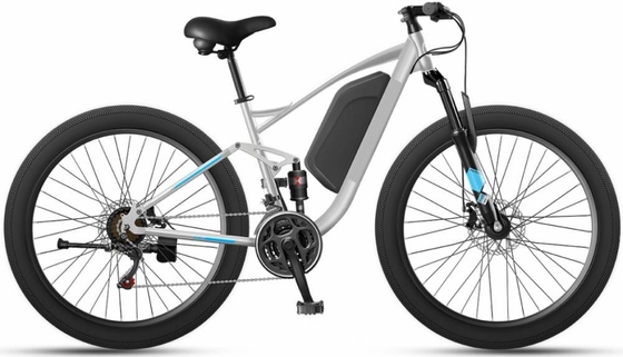 26" Full Suspension High Power Bicycle 1000w 48v Steel Fat Frame Snow
