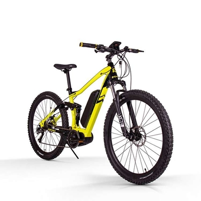 Fat Tire Ebike Mid Drive Full Suspension Bike 27.5" Bafang Motor Torque Sensor 48v 250w 8Ah