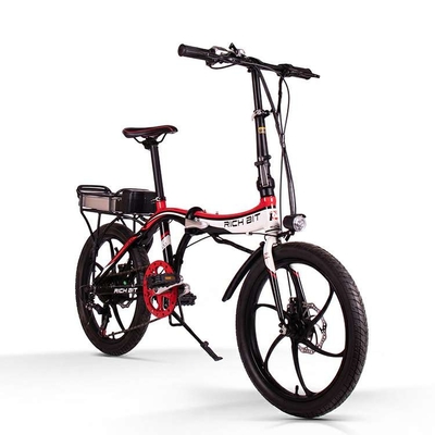 20 Inch Ebike 48v Electric Folding Bicycle 250w Rear Carrier Big Battery RICHBIT R900