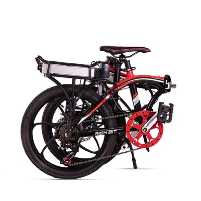 20 Inch Ebike 48v Electric Folding Bicycle 250w Rear Carrier Big Battery RICHBIT R900