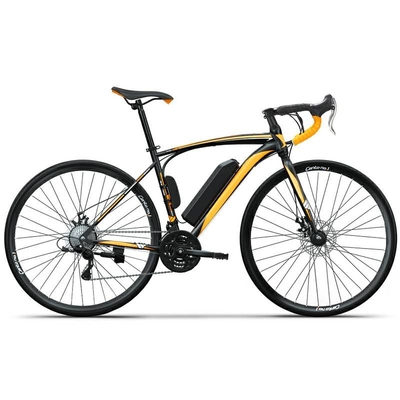 XC550 350w Electric Assist Road Bike Lightweight 700Cx35C High Carbon Frame
