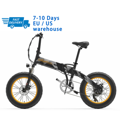 EU STOCK Foldable Electric Hybrid Fat Bike For Adults 1000w 48v X2000 Lithium Battery