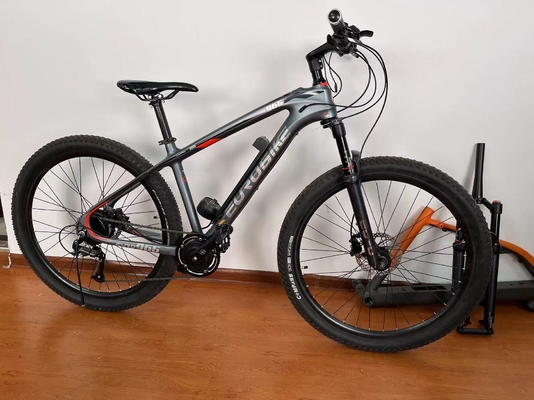 C965 euro Carbon Fiber Mountain Electric Bikes 27.5 Inch TRUCK Mid-Drive Motor 5.2Ah 36v 250w