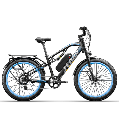 US EU STOCK Cysum M900 Pro Fat Tire E Mountain Bike 1000w 48V 17AH Lithium Battery
