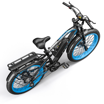 US EU STOCK Cysum M900 1000 Watt Fat Tire Ebike 26" 17ah Electric Mountain Bike