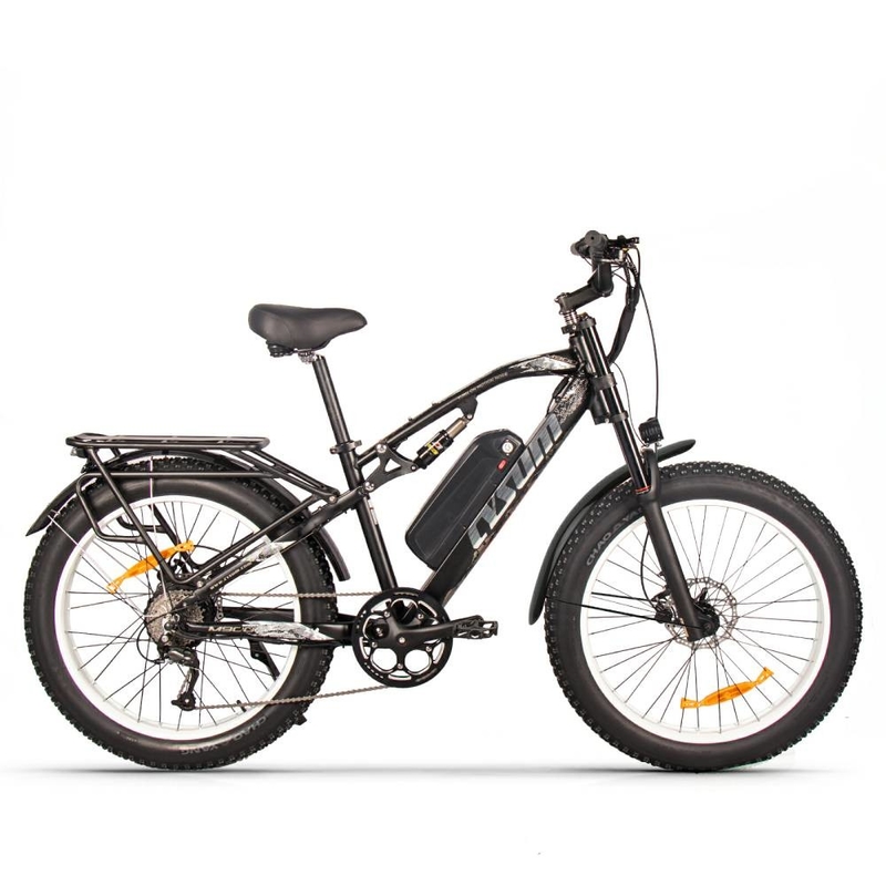 US EU STOCK Cysm M-900 Cruiser Fat Tire Electric Bike Fat Tyre Electric Bicycle 750W 50kmh 170mm