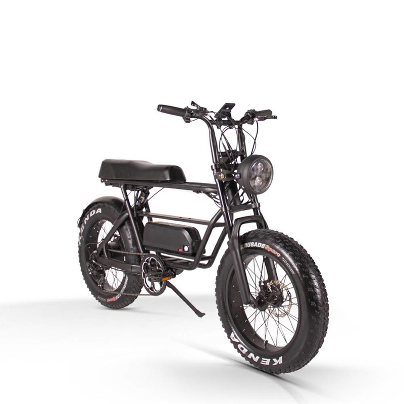 Fat Tire Foldable Ebike Electric Double Batteries 500w 9.6Ah 40kmh