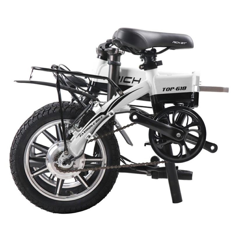 Aluminum Ladies Folding Women Electric Bikes 250w Mechanical C Brake Rich Bit 618