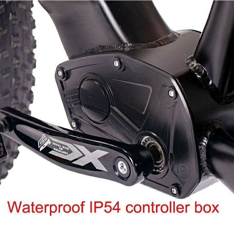 Ebike 26 Inch Fat Tire Ebike Full Suspension Hidden Frame Battery Tyre 1000w 48v