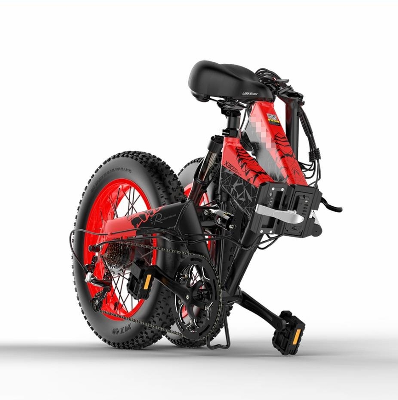 20 Inch Fat Tire Beach Cruiser Ebike X3000 48v 1000w 14.5Ah LG Battery Cells