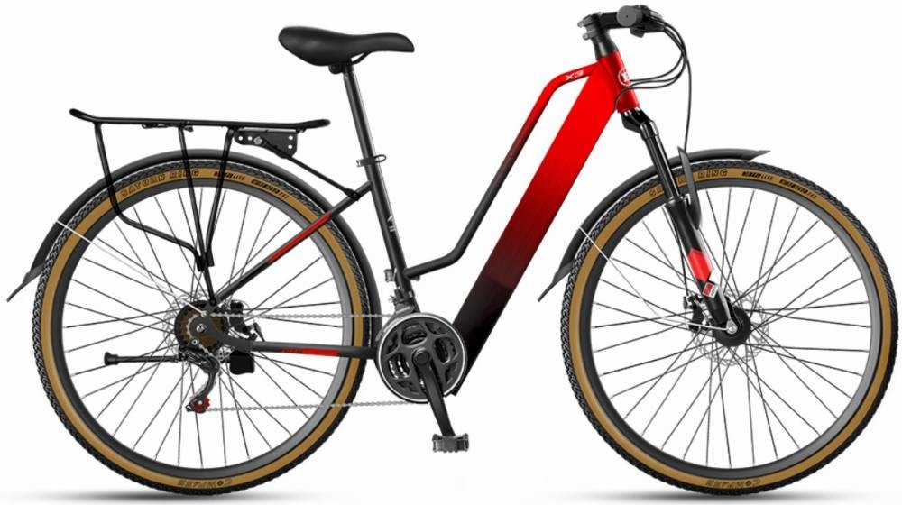 Ladies Lightweight Step Through Ebikes For Seniors High Carbon Steel 36v 350w 10Ah