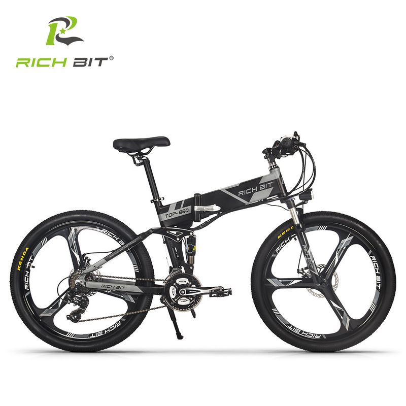 EU STOCK Richbit Top 860 Mtb Full Suspension Electric Bicycles Mountain 26