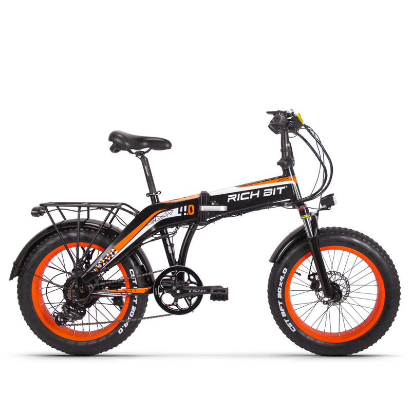500W 20 Inch Fat Tire Ebike Foldable For Adults RICH BIT TOP-016