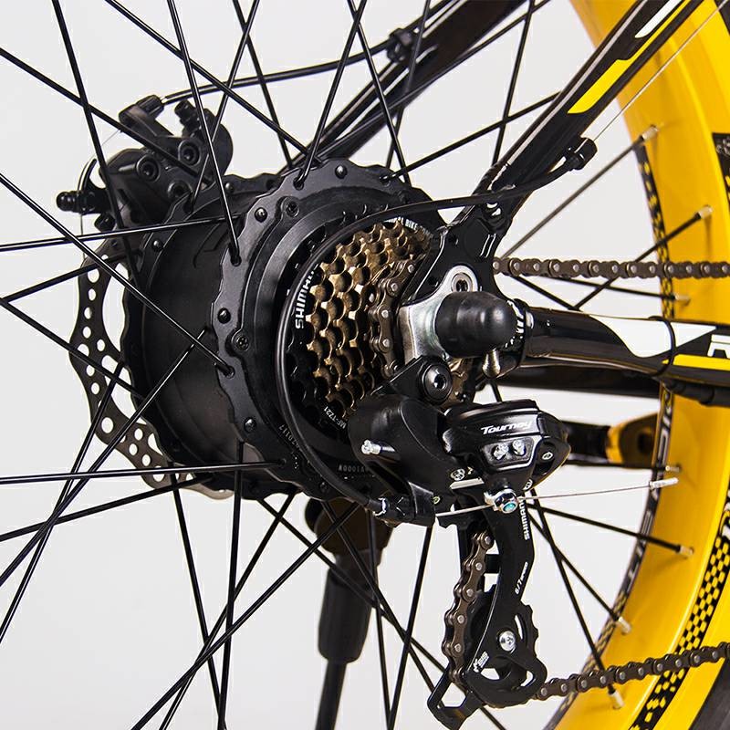 US EU STOCK Top-012 Rich Bit Ebike Fat Tire 1000w 48v-17ah Motor Brushless