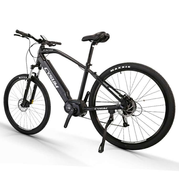CM555 Black Mountain Electric Bikes Mid-drive 27.5