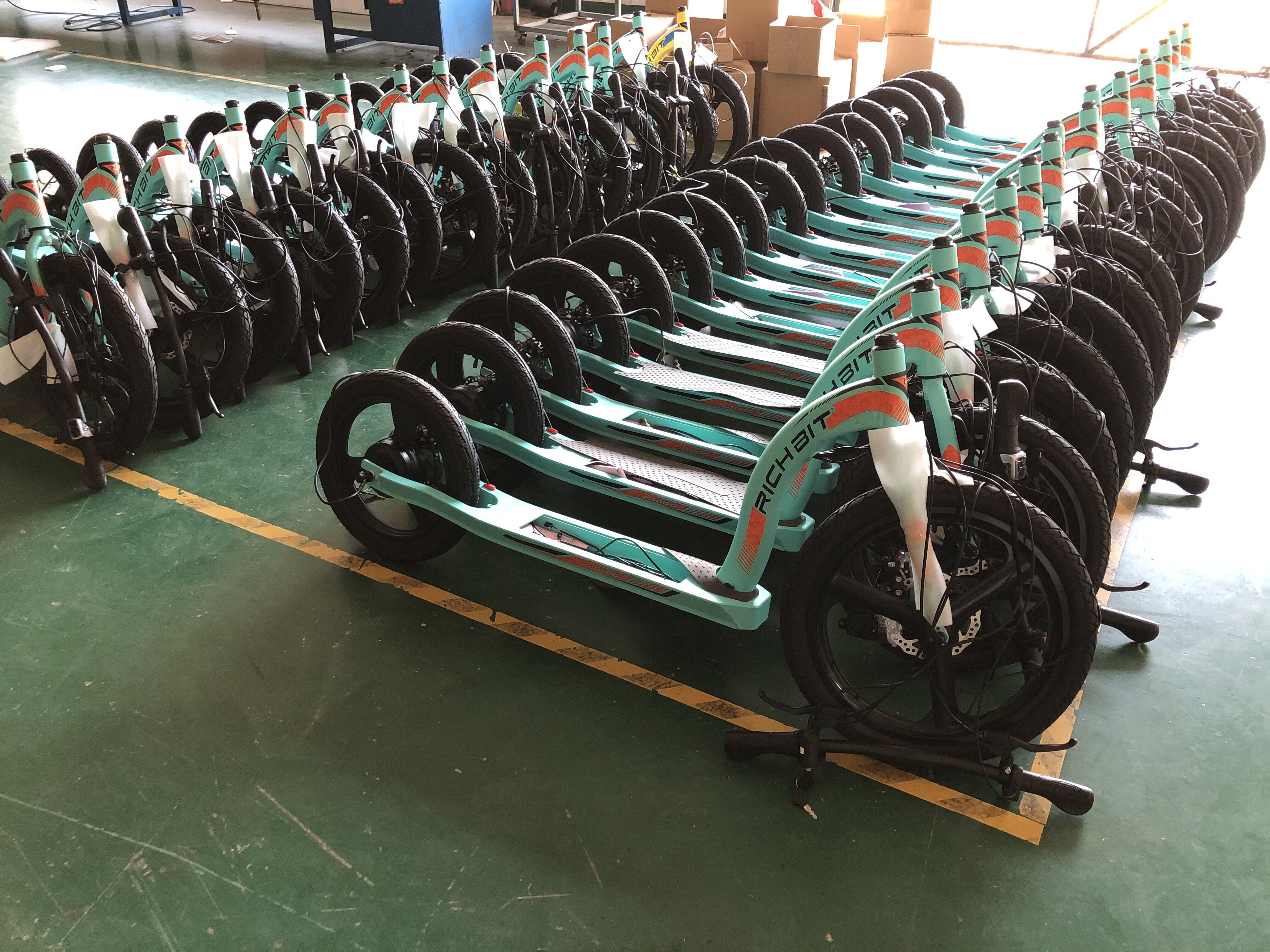 16 Inch Electric Scooter Cycle Adult Bike Front 20 Inch Rear Big Tyre 36v 10Ah