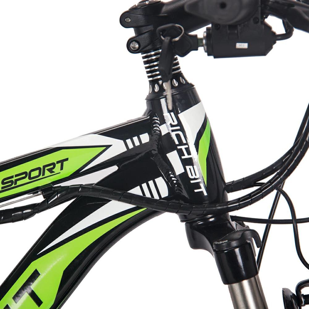 26 Inch Rich Bit Electric Bike Mountain Snow Ebike Wide Tire Rear Hub 36v 350w 10Ah