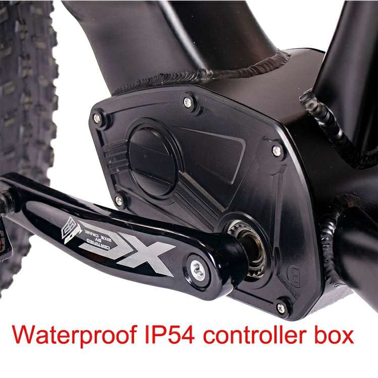 Ebike 26 Inch Fat Tire Ebike Full Suspension Hidden Frame Battery Tyre 1000w 48v