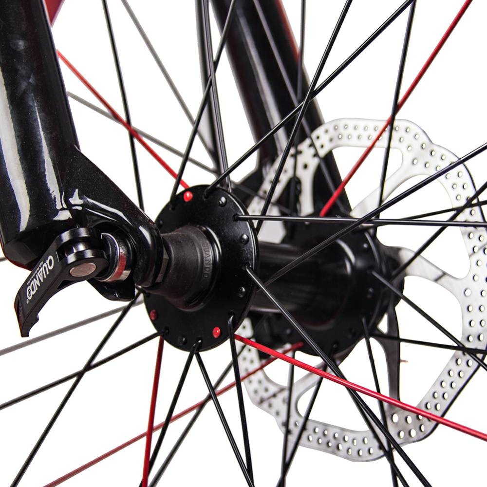 26 Inch Folding Fat Tire Mountain Ebike Huge Tires Full Suspension 350w 48v