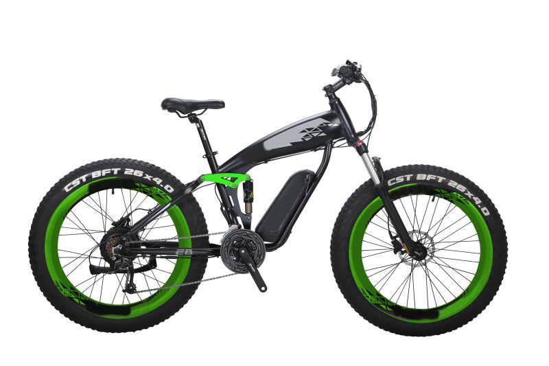 Lightest Full Suspension Ebike Mountain Bike 26 Inch 350W Downtube Lithium Battery 48v