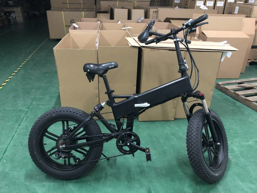 20 Fat Tire Folding Electric Bike Lightweight Citizen 20X4.0 48v 500w 13Ah RICH BIT 014
