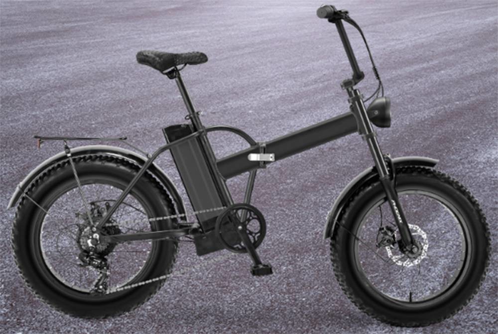 Commuter Folding Electric Bike 16 Inch 20 Inch Full Sus Lightweight 48v 350w 13Ah