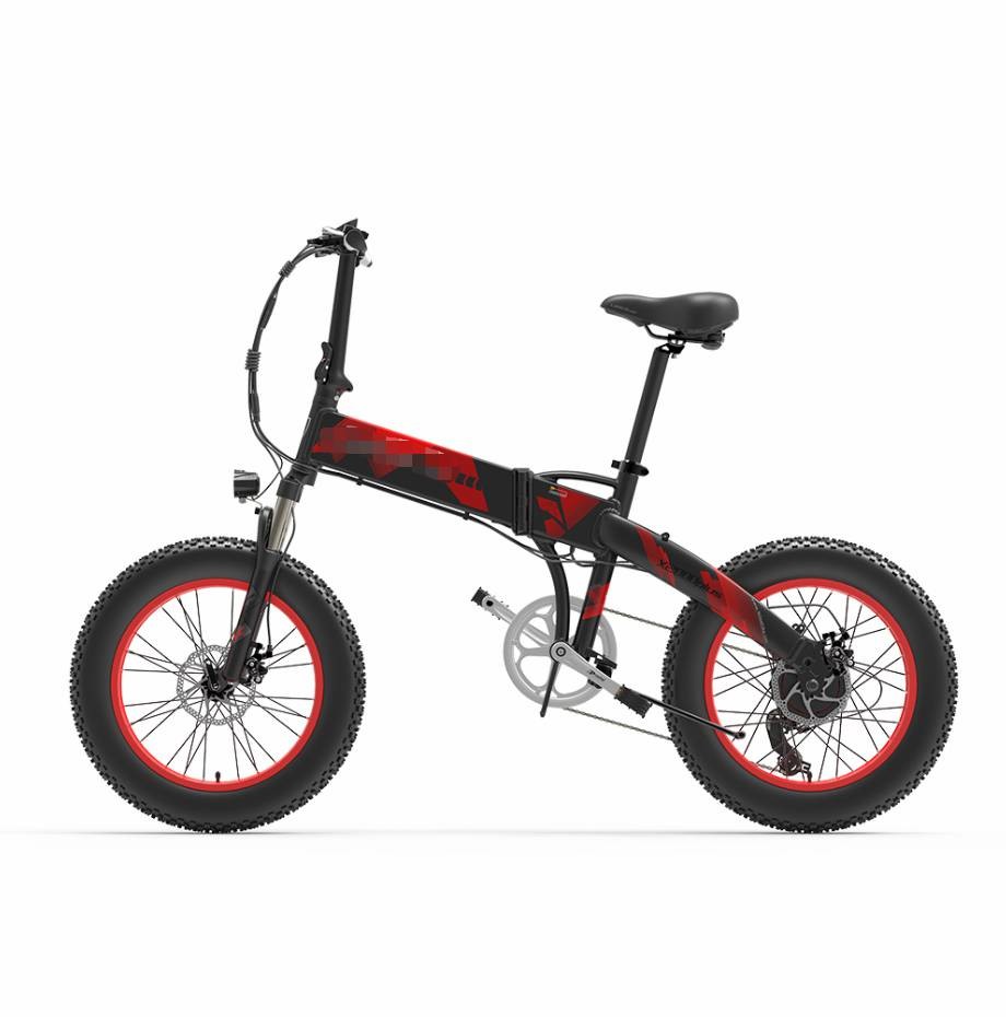 EU STOCK Cysum X2000 Fat Tire Foldable Electric Bike 12.8ah 1000w 20*4inch