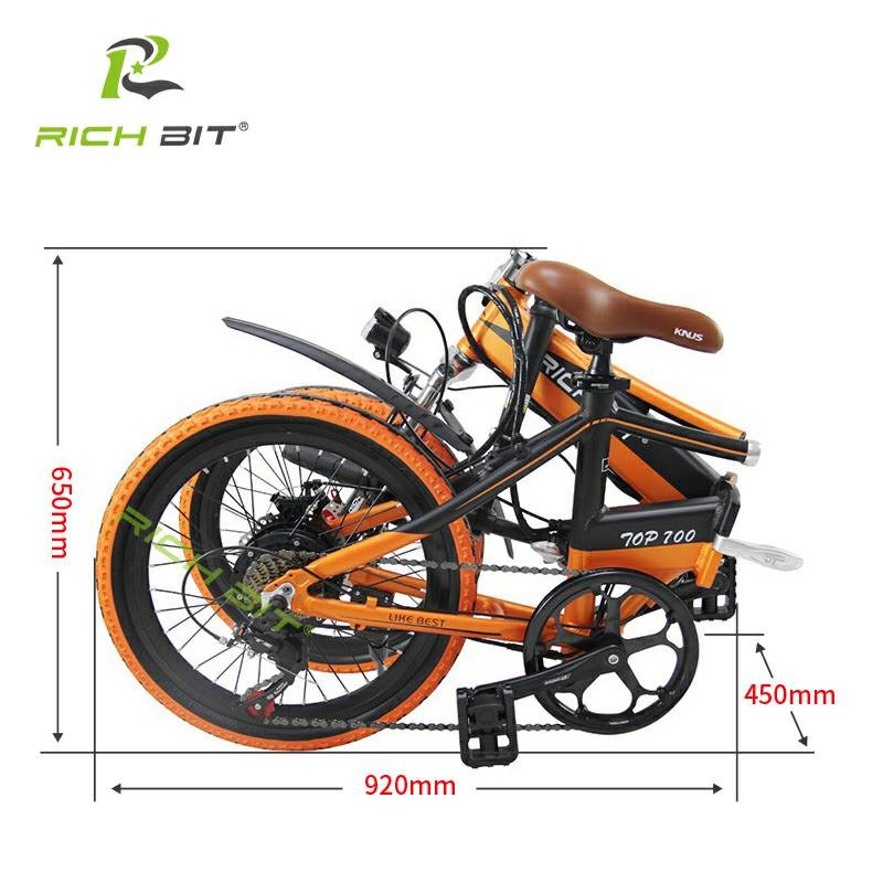 Rich Bit Top 700 Folding Sport Electric Bike 48v 250w 8ah 20inch