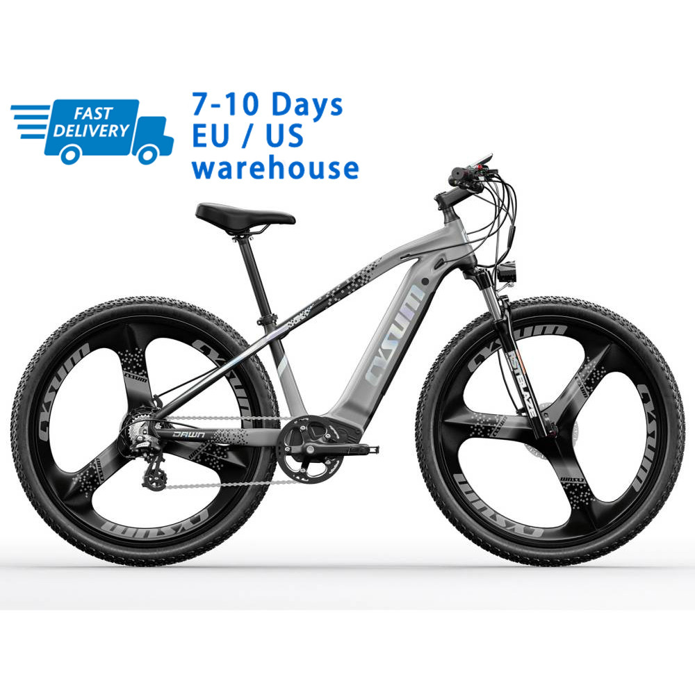 US EU STOCK Longest Range E Mountain Bike Mtb E Max Electric Moped Ebike 48v 500w 14Ah