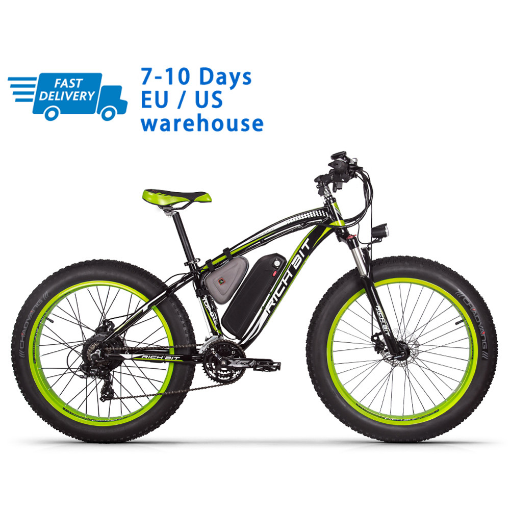 US EU STOCK 26 Inch Fat Tyre Electric Bicycle 21 Speed 1000w 48v 17ah For Adults Top 022