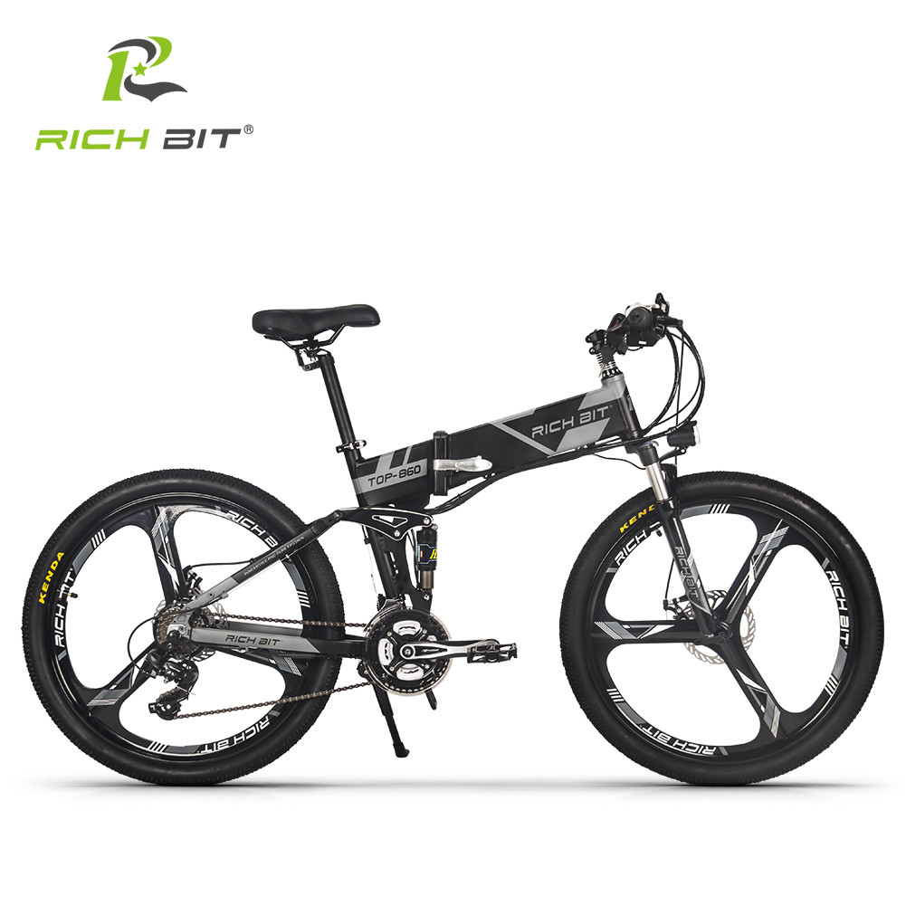 EU STOCK Richbit Top 860 Mtb Full Suspension Electric Bicycles Mountain 26