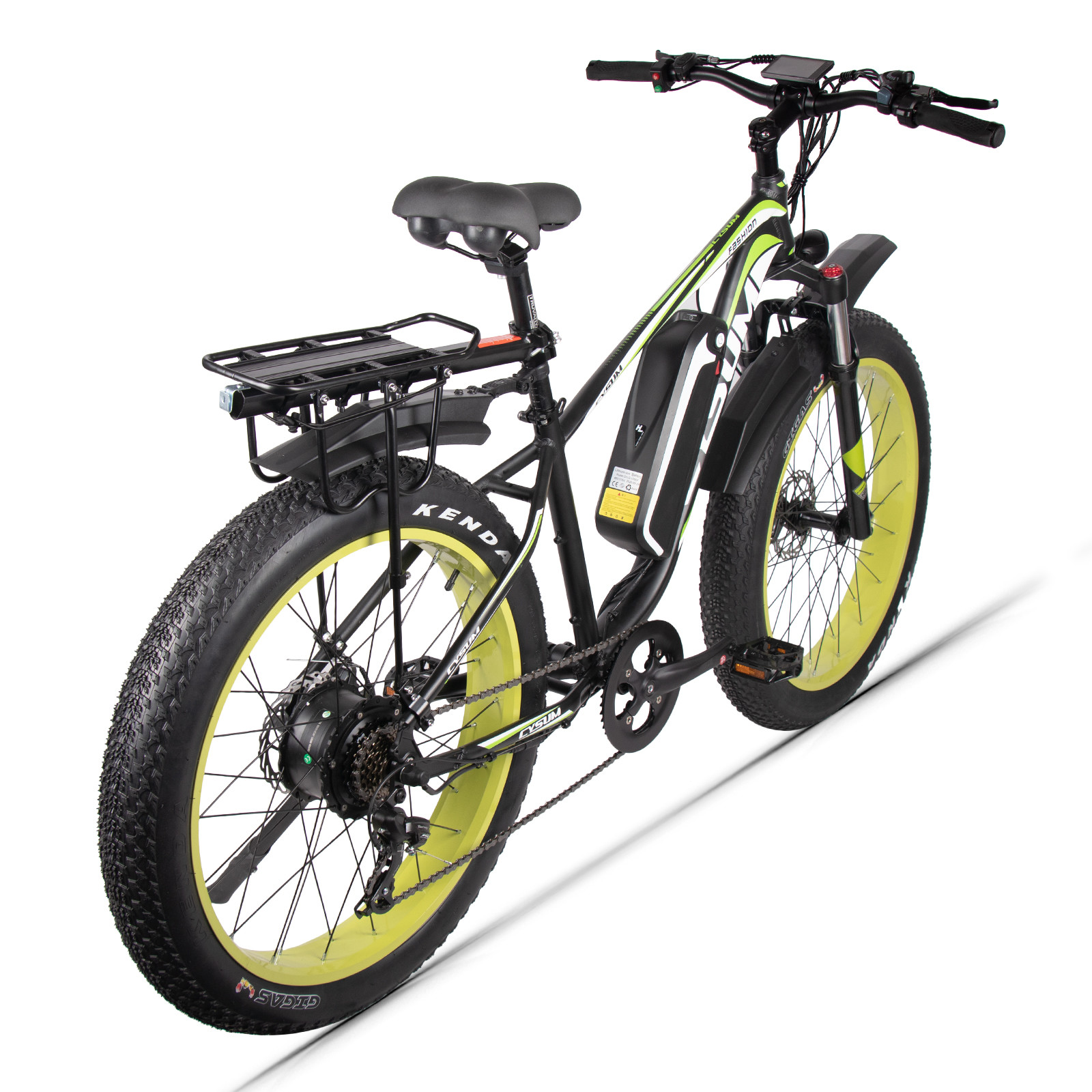 Mens Mountain Electric Bikes Lightweight Fat 48V 1000w 17AH 26